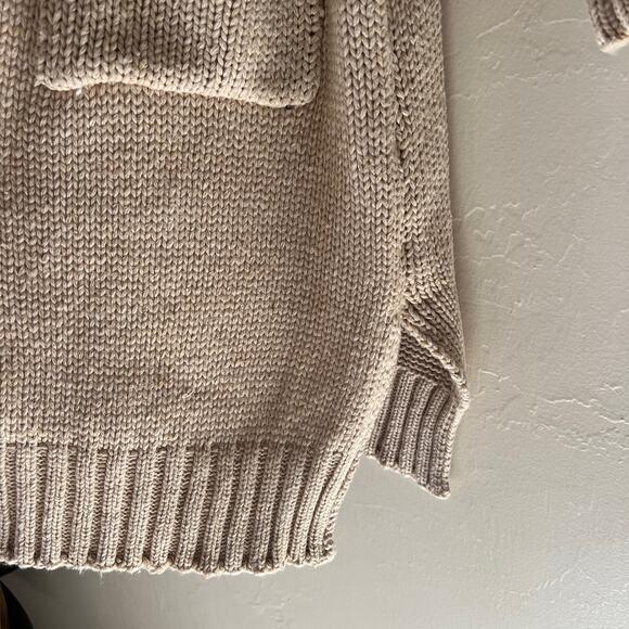 Goodnight Macaroon ‘Estrella' Stripe Colorblock Cardigan in Cream White - Picture 9 of 15